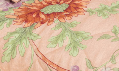 Shop Matouk Simone Linen Quilt In Apricot
