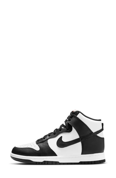Shop Nike Dunk High Basketball Sneaker In White/ Black/ University Red