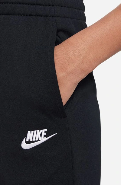 Shop Nike Kids' Sportswear Tracksuit In Black / Black/ White/ White
