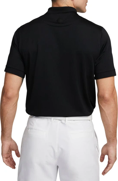 Shop Nike Dri-fit Unscripted Golf Polo In Black/ White