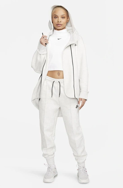 Shop Nike Sportswear Tech Fleece Joggers In Light Grey/ Heather/ Black
