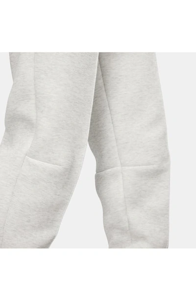 Shop Nike Sportswear Tech Fleece Joggers In Light Grey/ Heather/ Black