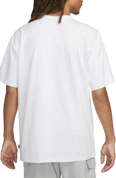 Shop Nike Premium Essential Cotton T-shirt In Birch Heather