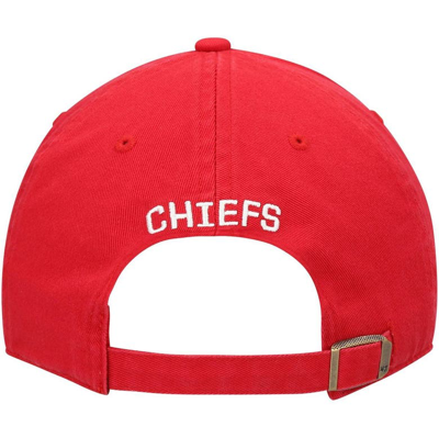 Shop 47 ' Red Kansas City Chiefs Finley Clean Up Adjustable Hat