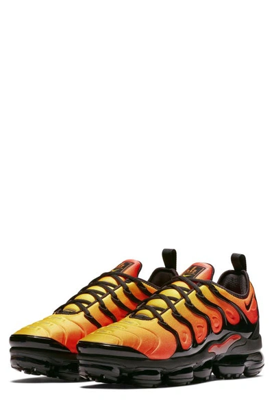 Shop Nike Air Vapormax Plus Sneaker In Black/ Orange/ Crimson