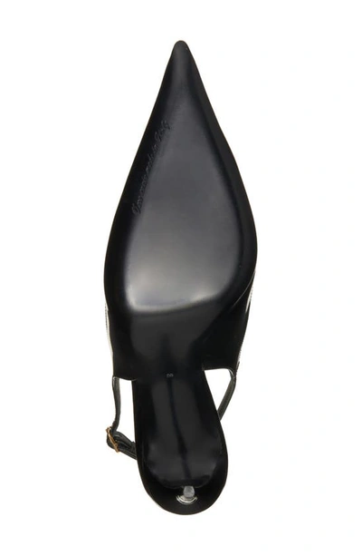 Shop Dolce & Gabbana Lollo Pointed Toe Slingback Pump In Black