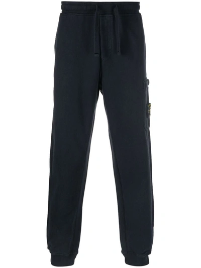 Shop Stone Island Sweatpants Clothing In Blue