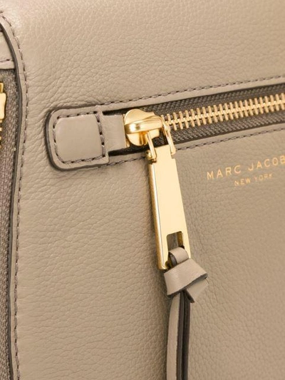 Shop Marc Jacobs Recruit Saddle Bag - Grey