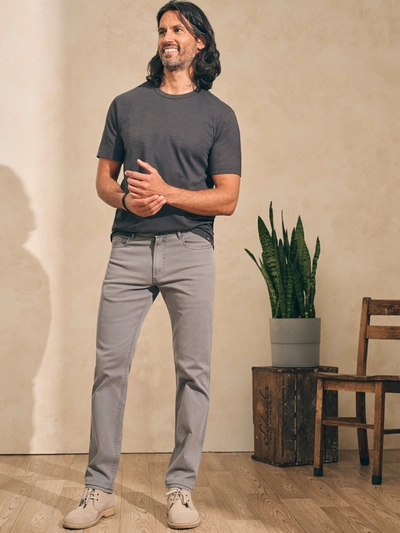 Shop Faherty Sunwashed T-shirt In Washed Black