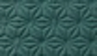 Vcny Home Kaleidoscope Embossed Geometric Quilt 3-piece Set In Green