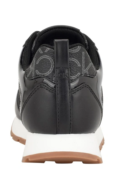 Calvin Klein Carlla Lace Up Sneaker In Black