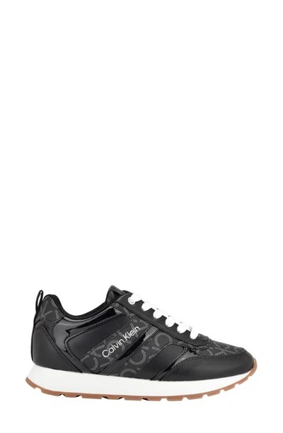 Calvin Klein Carlla Lace Up Sneaker In Black