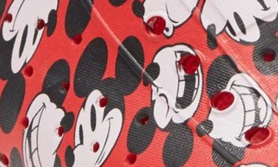 Shop Native Shoes Kids' Disney® Mickey Mouse Jefferson Print Junior Slip-on Sneaker In Trchrd/ Shlwht/ Mickeyportaop