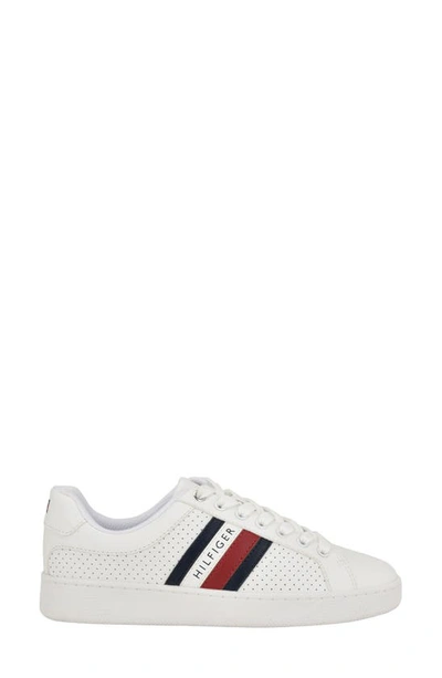 Tommy Hilfiger Women's Jallya Casual Lace Up Sneakers In White