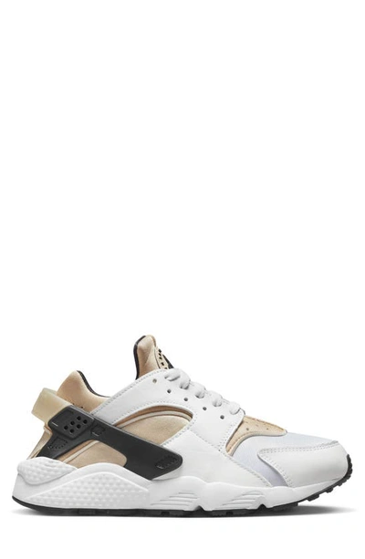 Shop Nike Air Huarache Sneaker In White/ Black/ Hemp/ Sanddrift