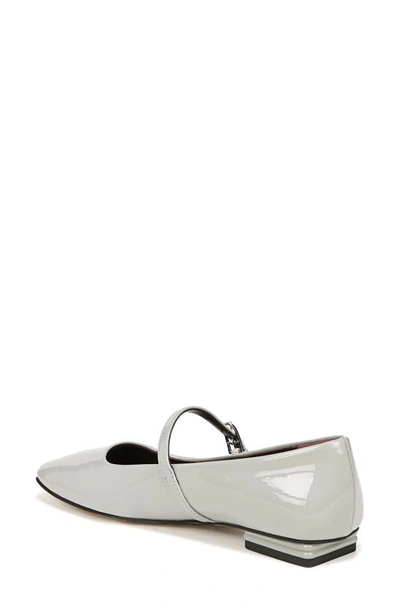 Franco Sarto Tinsley Square Toe Mary Jane Flat In Grey