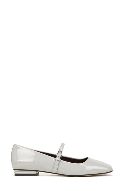 Franco Sarto Tinsley Square Toe Mary Jane Flat In Grey