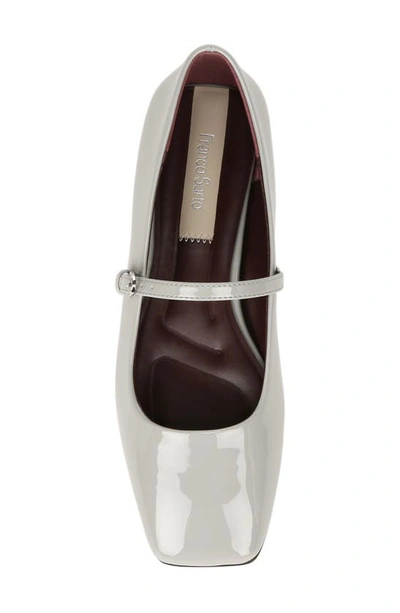 Franco Sarto Tinsley Square Toe Mary Jane Flat In Grey