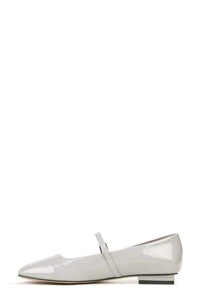 Franco Sarto Tinsley Square Toe Mary Jane Flat In Grey