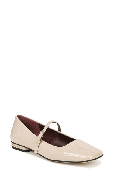Franco Sarto Tinsley Square Toe Mary Jane Flat In Beige