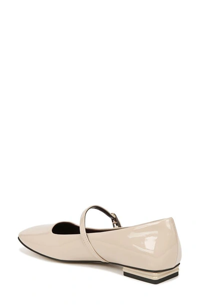 Franco Sarto Tinsley Square Toe Mary Jane Flat In Beige