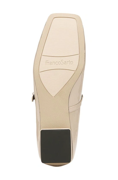 Franco Sarto Tinsley Square Toe Mary Jane Flat In Beige