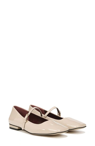 Franco Sarto Tinsley Square Toe Mary Jane Flat In Beige