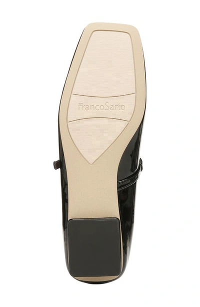 Franco Sarto Tinsley Square Toe Mary Jane Flat In Black