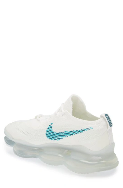 Shop Nike Air Max Scorpion Flyknit Sneaker In White/ Geode Teal/ White