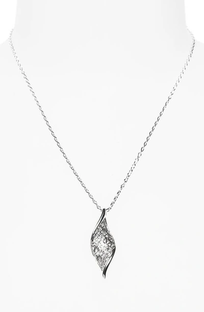 Shop John Hardy Classic Chain Wave Pendant Necklace In Silver