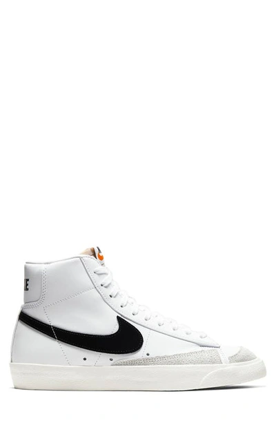 Shop Nike Blazer Mid '77 Sneaker In White/ Black/ Sail