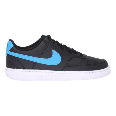 Shop Nike Court Vision Low Next Nature Black/laser Blue-white  Dh2987-005 Men's