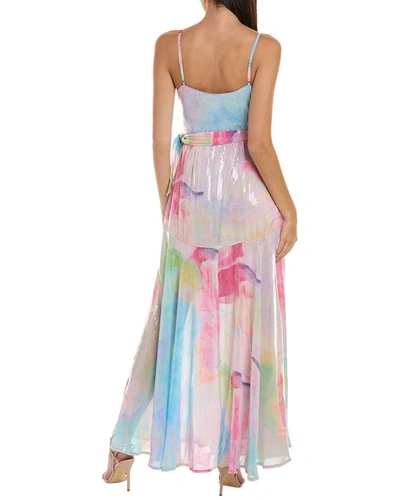 Shop Hutch Alden Maxi Wrap Dress In Pink