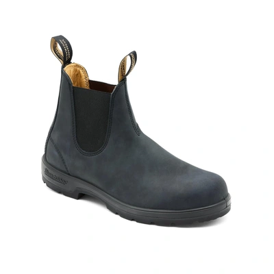 Shop Blundstone Men's Tpu-premium Leather Lined Boot In Rust Black In Multi