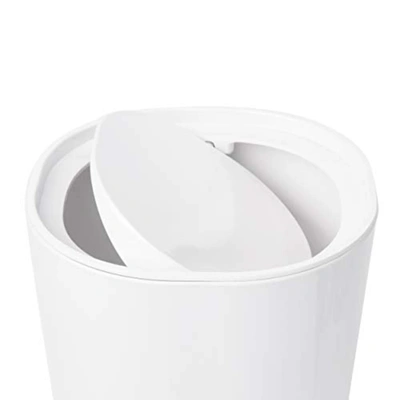 Shop Umbra Step Trash Can With Lid In White