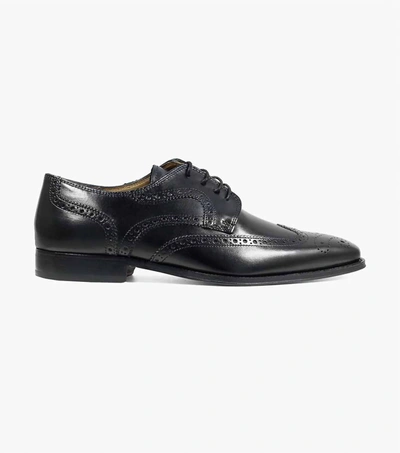 Shop Florsheim Men's Classico Wingtip Oxford Shoes - D Width In Black