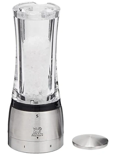 Shop Peugeot Daman Shaftless 6.5 Inch Salt Mill, Stainless Steel In Silver