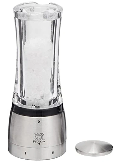 Peugeot Daman U'select Manual Acrylic & Stainless Steel Pepper Grinder In Silver