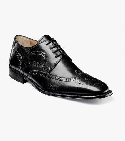 Shop Florsheim Men's Classico Wingtip Oxford Shoes - Eee Width In Black