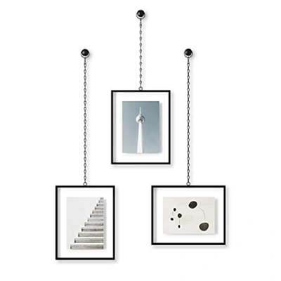 Shop Umbra Fotochain 8x10 Picture Display, Set Of Three In Black