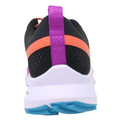Shop Nike React Pegasus Trail 4 Black/magic Ember-vivid Purple Dj6158-003 Men's In Multi