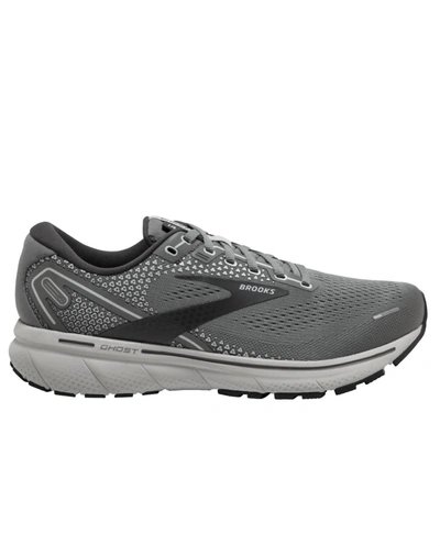 Shop Brooks Men's Ghost 14 Running Shoes - Medium In Grey/alloy/oyster In Multi