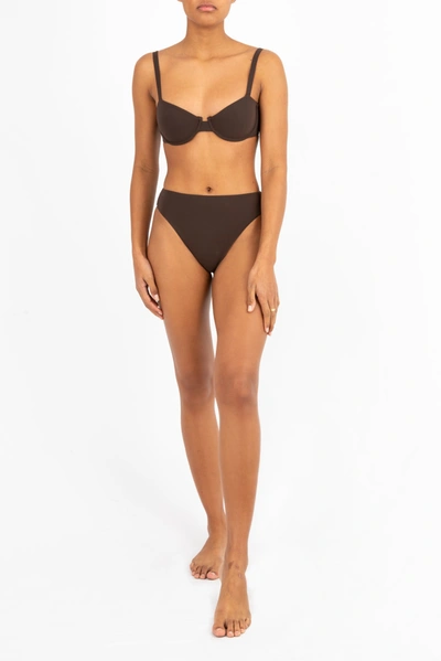 Shop Anemos Brigitte Underwire Bikini Top In Celadon