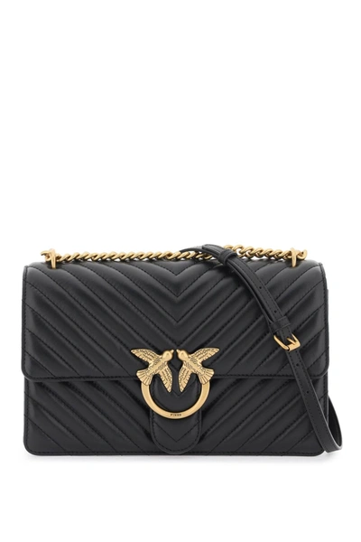 Shop Pinko Chevron Quilted Classic Love Bag One