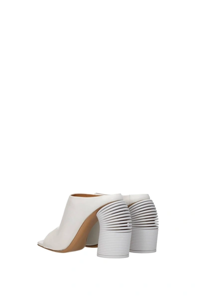 Shop Off-white Sandals Leather White Off White