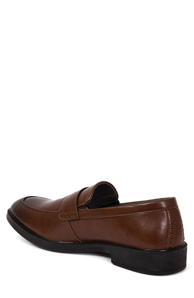 Shop Deer Stags Civic Comfort Penny Loafer In Brown