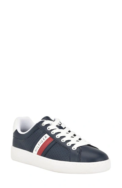 Tommy Hilfiger Women's Jallya Casual Lace Up Sneakers In Navy