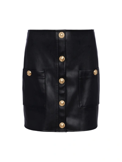 Shop L Agence Truman Mini Skirt In Black