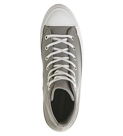 Shop Converse Gemma Chuck Taylor Canvas High-top Trainers In Grey White