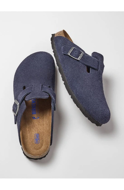 Shop Birkenstock Boston Soft Footbed Clog In Stone Coin